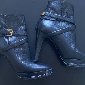 RALPH LAUREN BLK BOOTS Sz 8.5B